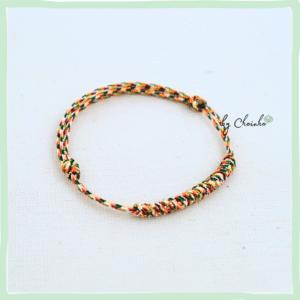 Vòng tay ngũ sắc thắt 18 nút kim cang | dây ngũ sắc vàng ánh kim 1.5mm | freesize tay nam | Chồi Nhỏ