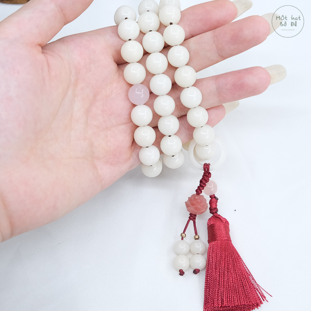 Chuỗi 54 hạt bồ đề 10 mm- Hồng Liên Bồ Đề | Chồi Nhỏ | Chuỗi hạt niệm Phật bồ đề 1 Chuỗi 54 hạt bồ đề 10 mm- Hồng Liên Bồ Đề | Chồi Nhỏ | Chuỗi hạt niệm Phật bồ đề