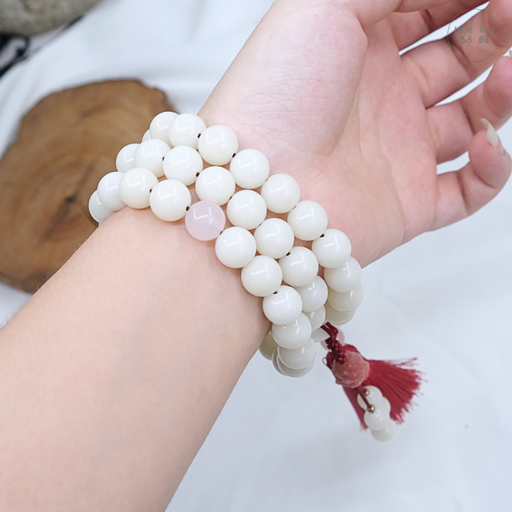 Chuỗi 54 hạt bồ đề 10 mm- Hồng Liên Bồ Đề | Chồi Nhỏ | Chuỗi hạt niệm Phật bồ đề 6 Chuỗi 54 hạt bồ đề 10 mm- Hồng Liên Bồ Đề | Chồi Nhỏ | Chuỗi hạt niệm Phật bồ đề - Ảnh 6