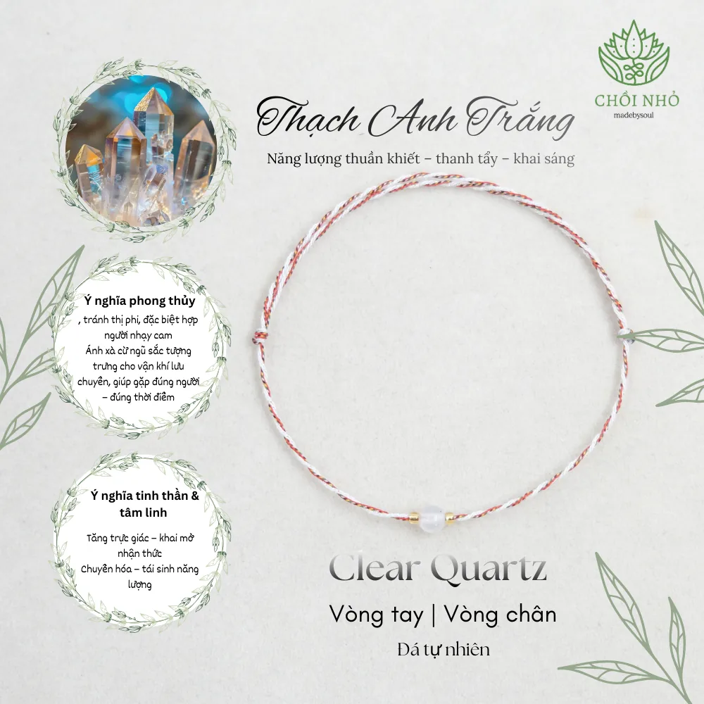 Vòng chỉ ngũ sắc phối đá tự nhiên - Freesize tay / chân - nhiều màu đá 19 Vòng chỉ ngũ sắc phối đá tự nhiên - Freesize tay / chân - nhiều màu đá - Ảnh 19