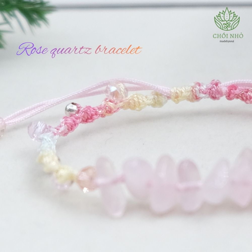 Vòng tay đá thạch anh vụn tự nhiên | Chồi Nhỏ | Vòng tay handmade đá nhiều màu 8 Vòng tay đá thạch anh vụn tự nhiên | Chồi Nhỏ | Vòng tay handmade đá nhiều màu - Ảnh 8