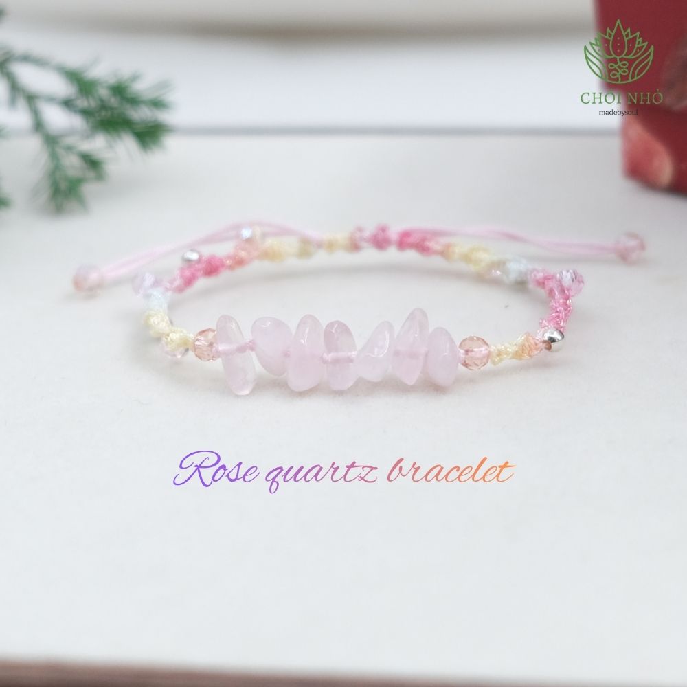 Vòng tay đá thạch anh vụn tự nhiên | Chồi Nhỏ | Vòng tay handmade đá nhiều màu 9 Vòng tay đá thạch anh vụn tự nhiên | Chồi Nhỏ | Vòng tay handmade đá nhiều màu - Ảnh 9