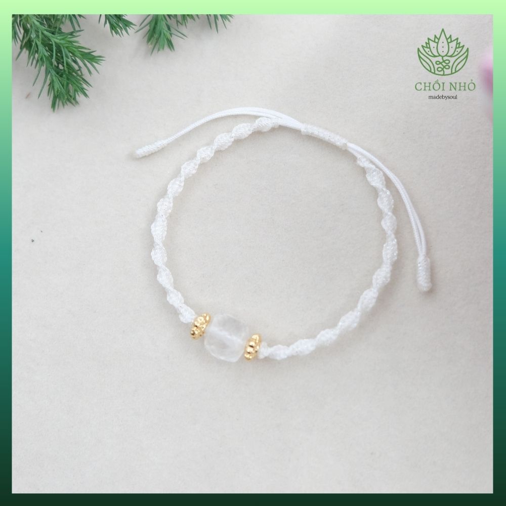 Bộ sưu tập vòng tay dây tết hệ gen mix đá thạch anh | CHỒI NHỎ made with sou | Freesize 2 Bộ sưu tập vòng tay dây tết hệ gen mix đá thạch anh | CHỒI NHỎ made with sou | Freesize - Ảnh 2