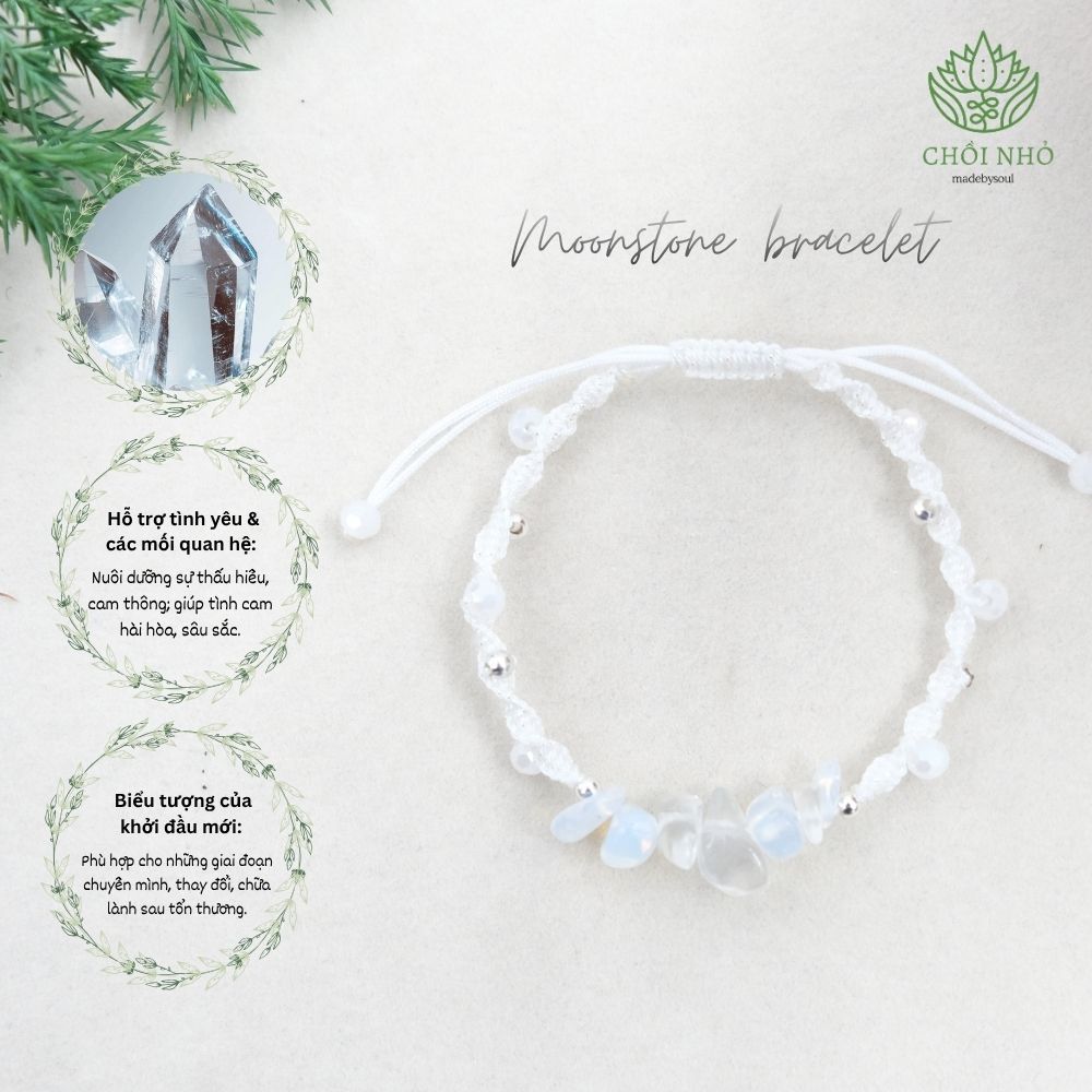 Vòng tay đá thạch anh vụn tự nhiên | Chồi Nhỏ | Vòng tay handmade đá nhiều màu 5 Vòng tay đá thạch anh vụn tự nhiên | Chồi Nhỏ | Vòng tay handmade đá nhiều màu - Ảnh 5