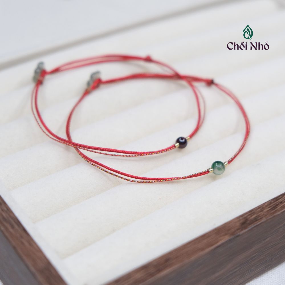 Vòng tay chỉ đỏ mix chỉ ngũ sắc sợi mảnh phối đá tự nhiên | Chồi Nhỏ | Vòng chân, lắc chân chỉ đỏ 10 Vòng tay chỉ đỏ mix chỉ ngũ sắc sợi mảnh phối đá tự nhiên | Chồi Nhỏ | Vòng chân, lắc chân chỉ đỏ - Ảnh 10