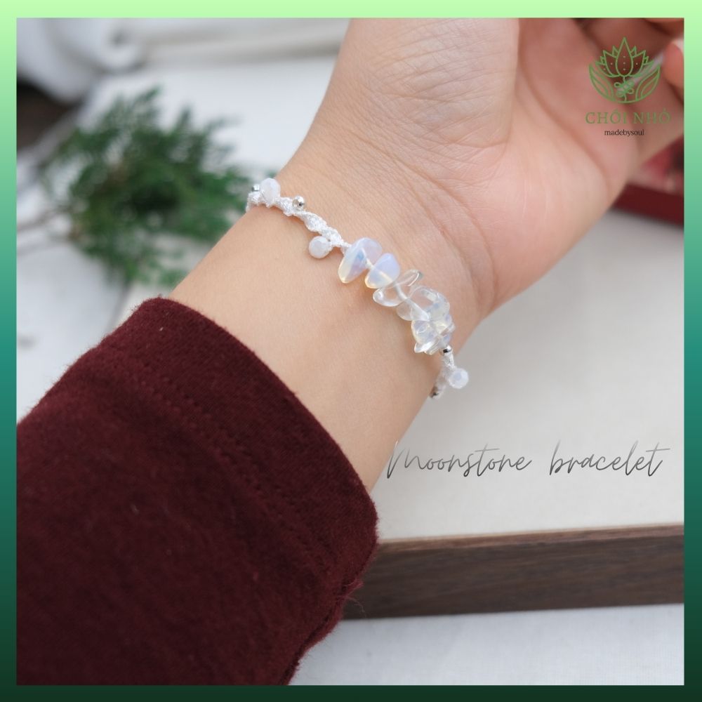Vòng tay đá thạch anh vụn tự nhiên | Chồi Nhỏ | Vòng tay handmade đá nhiều màu 11 Vòng tay đá thạch anh vụn tự nhiên | Chồi Nhỏ | Vòng tay handmade đá nhiều màu - Ảnh 11