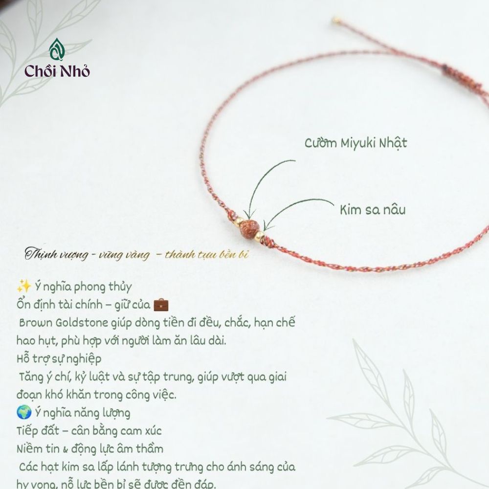 Vòng tay chỉ ngũ mix đá năng lượng | Chồi Nhỏ | Vòng tay vòng chân chỉ ngũ sắc phối đá tự nhiên 13 Vòng tay chỉ ngũ mix đá năng lượng | Chồi Nhỏ | Vòng tay vòng chân chỉ ngũ sắc phối đá tự nhiên - Ảnh 13