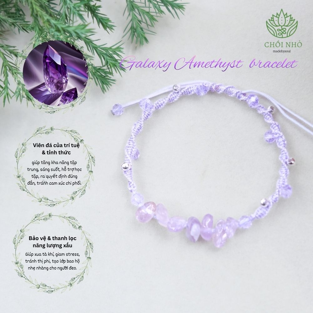 Vòng tay đá thạch anh vụn tự nhiên | Chồi Nhỏ | Vòng tay handmade đá nhiều màu 2 Vòng tay đá thạch anh vụn tự nhiên | Chồi Nhỏ | Vòng tay handmade đá nhiều màu - Ảnh 2