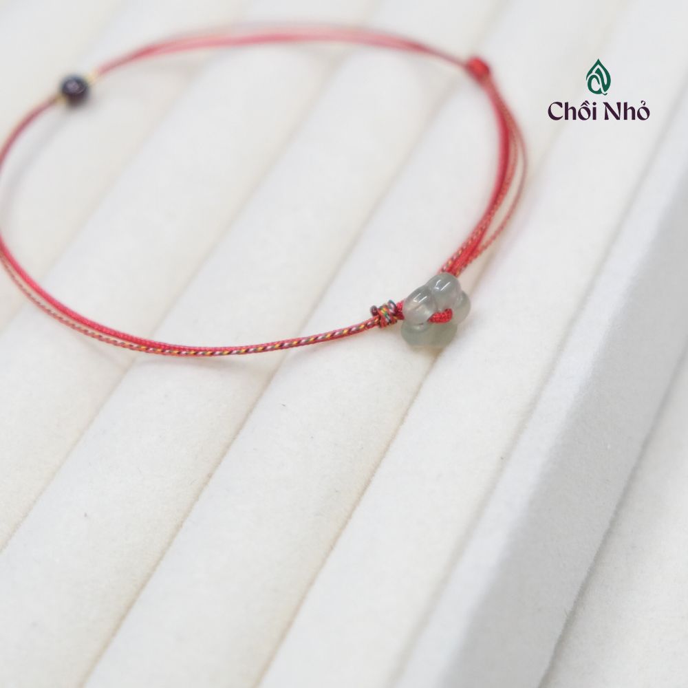 Vòng tay chỉ đỏ mix chỉ ngũ sắc sợi mảnh phối đá tự nhiên | Chồi Nhỏ | Vòng chân, lắc chân chỉ đỏ 4 Vòng tay chỉ đỏ mix chỉ ngũ sắc sợi mảnh phối đá tự nhiên | Chồi Nhỏ | Vòng chân, lắc chân chỉ đỏ - Ảnh 4