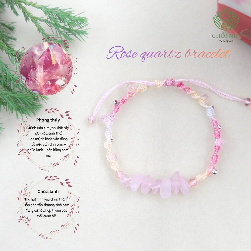 Vòng tay đá thạch anh vụn tự nhiên | Chồi Nhỏ | Vòng tay handmade đá nhiều màu 6 Vòng tay đá thạch anh vụn tự nhiên | Chồi Nhỏ | Vòng tay handmade đá nhiều màu - Ảnh 6
