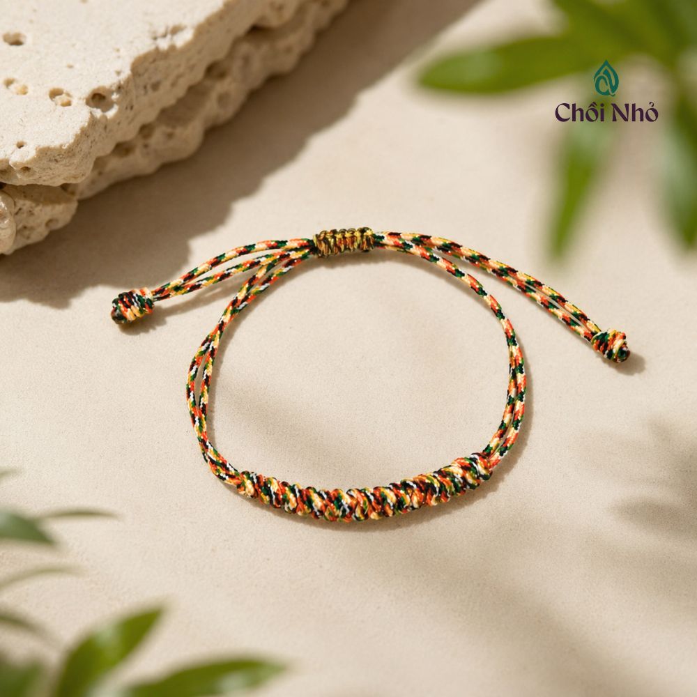 Vòng tay ngũ sắc thắt 18 nút kim cang cho nữ | dây ngũ sắc vàng ánh kim 1.5mm | freesize tay nữ | Chồi Nhỏ 4 Vòng tay ngũ sắc thắt 18 nút kim cang cho nữ | dây ngũ sắc vàng ánh kim 1.5mm | freesize tay nữ | Chồi Nhỏ - Ảnh 4