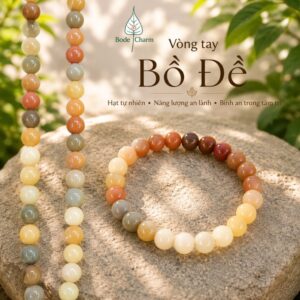 Vòng tay Bồ Đề ombre | hạt bồ đề tròn 12mm chuyển màu| freesize | Chồi Nhỏ
