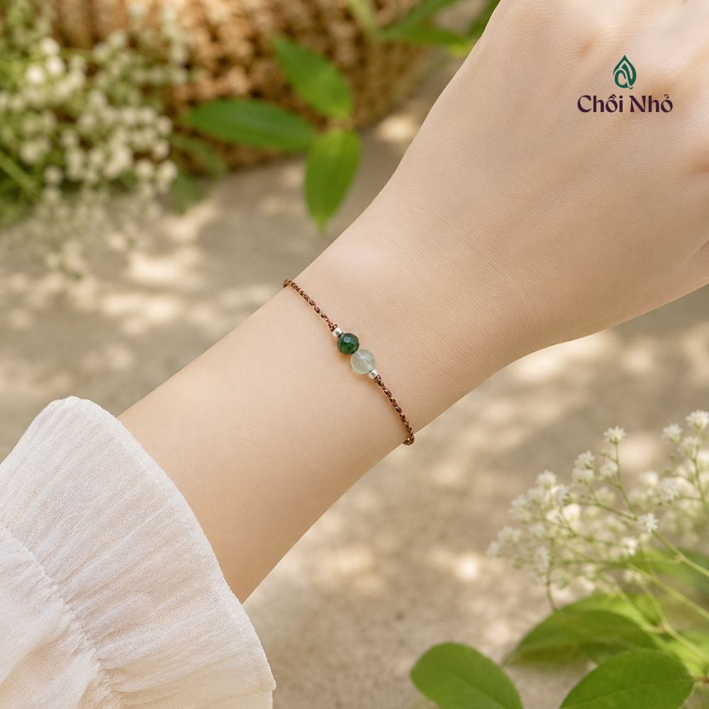 Tổng hợp các vòng tay ngũ sắc sợi mảnh mix 2 viên đá phong thủy 2 Tổng hợp các vòng tay ngũ sắc sợi mảnh mix 2 viên đá phong thủy - Ảnh 2