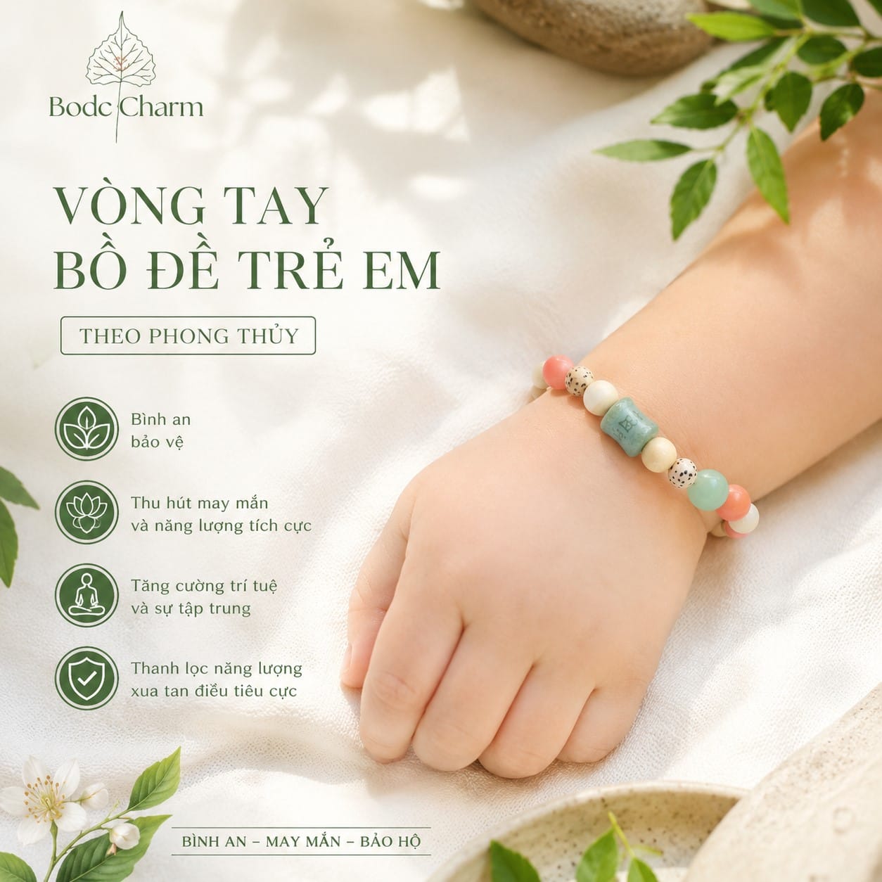 Vòng tay Bồ Đề căn mix dâu tằm và tinh nguyệt cho bé 1 Vòng tay Bồ Đề căn mix dâu tằm và tinh nguyệt cho bé