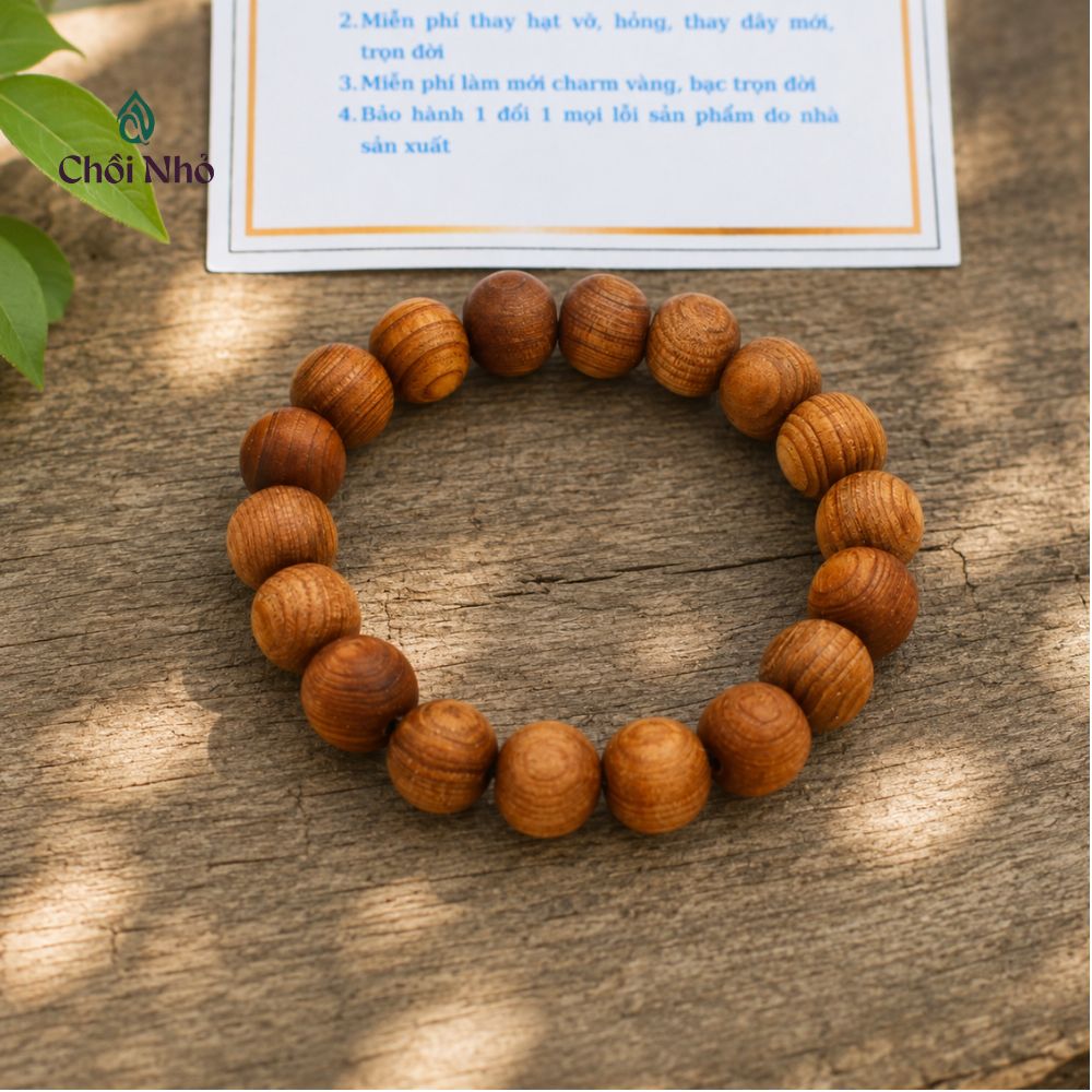 Vòng Tay Phong Thủy Nam Giới Gỗ Ngọc Am Hạt 16mm 3 Vòng Tay Phong Thủy Nam Giới Gỗ Ngọc Am Hạt 16mm - Ảnh 3