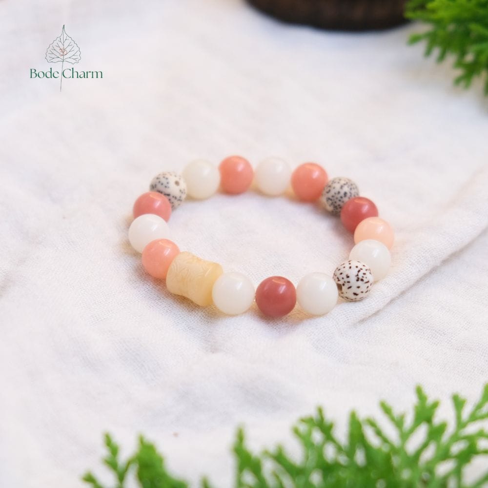 Vòng tay Bồ Đề căn mix dâu tằm và tinh nguyệt cho bé 4 Vòng tay Bồ Đề căn mix dâu tằm và tinh nguyệt cho bé - Ảnh 4