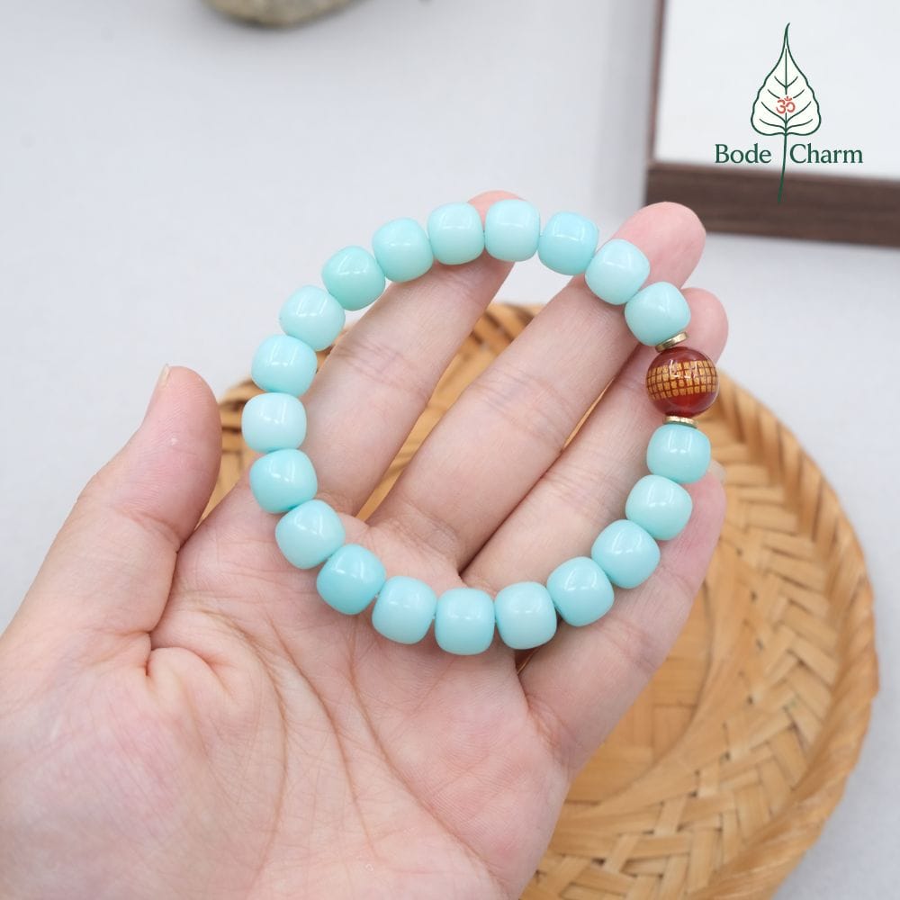 Vòng tay Bồ Đề mix Lục Tự Đại Minh Chú - hợp mệnh Hỏa, Mộc, Thủy 4 Vòng tay Bồ Đề mix Lục Tự Đại Minh Chú - hợp mệnh Hỏa, Mộc, Thủy - Ảnh 4