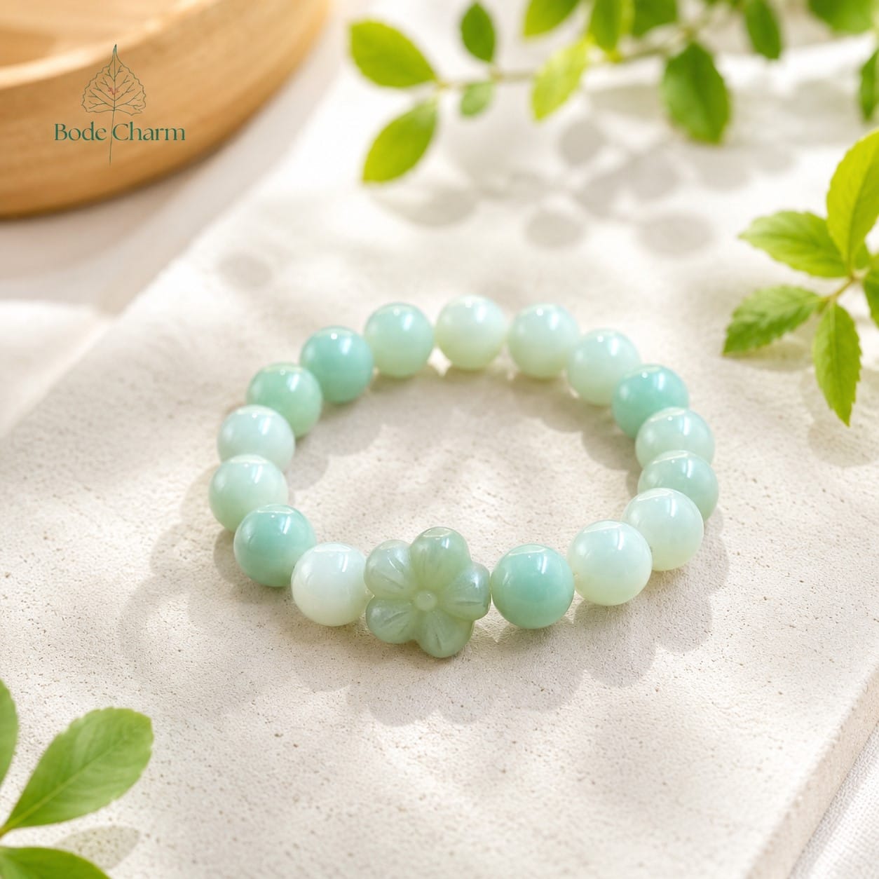 Bồ Đề mix hoa Hải Đường - Vòng tay bình an 4 Bồ Đề mix hoa Hải Đường - Vòng tay bình an - Ảnh 4
